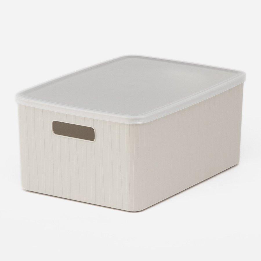 収納ケース ふた 蓋 小物収納 収納ボックスフタ 専用 収納 重ねて 蓋付き[Pearno ソフトBOX ワイド フタ クリア KEYUCA ケユカ] | KEYUCA | 03