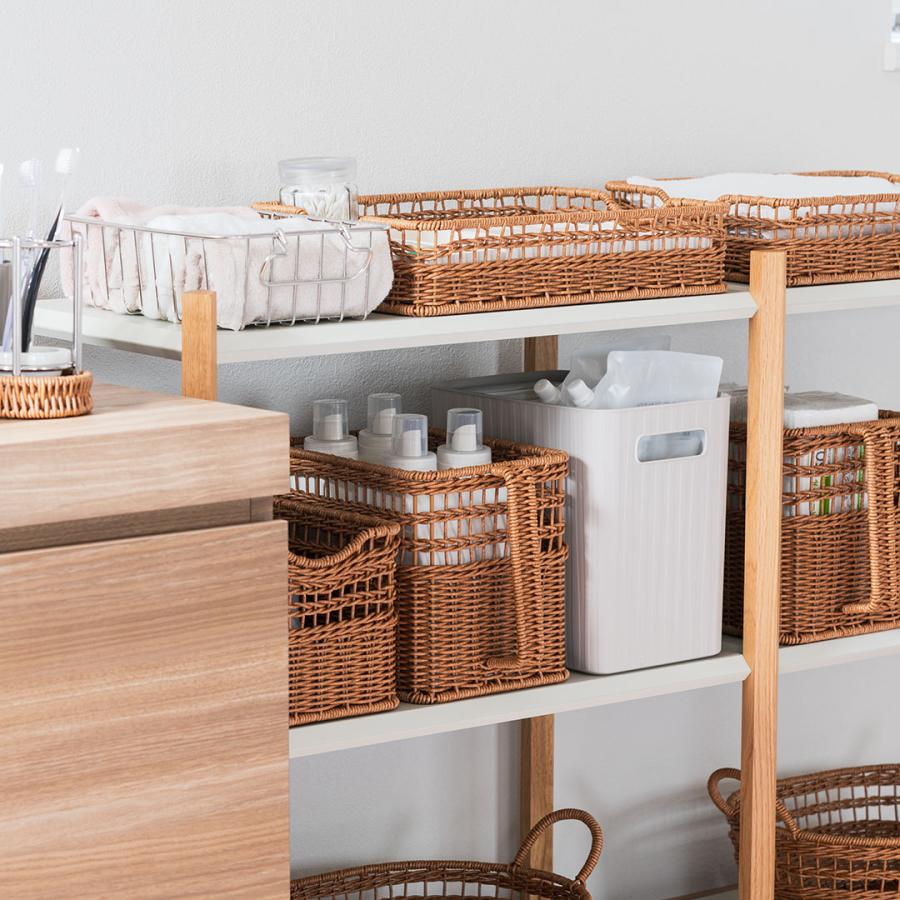 収納ボックス 収納ケース ストッカー キッチン 洗面所[Pearno ソフトBOX スリム深 W18×D25.7×H24cm KEYUCA ケユカ] | KEYUCA | 08