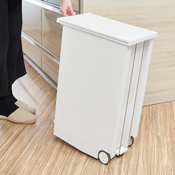 KEYUCA ゴミ箱 45L 両開き 蓋付き ペダル式 分別 キャスター付き KEYUCA ゴミ箱 45L 両開き 蓋付き ペダル式 分別 キャスター付き