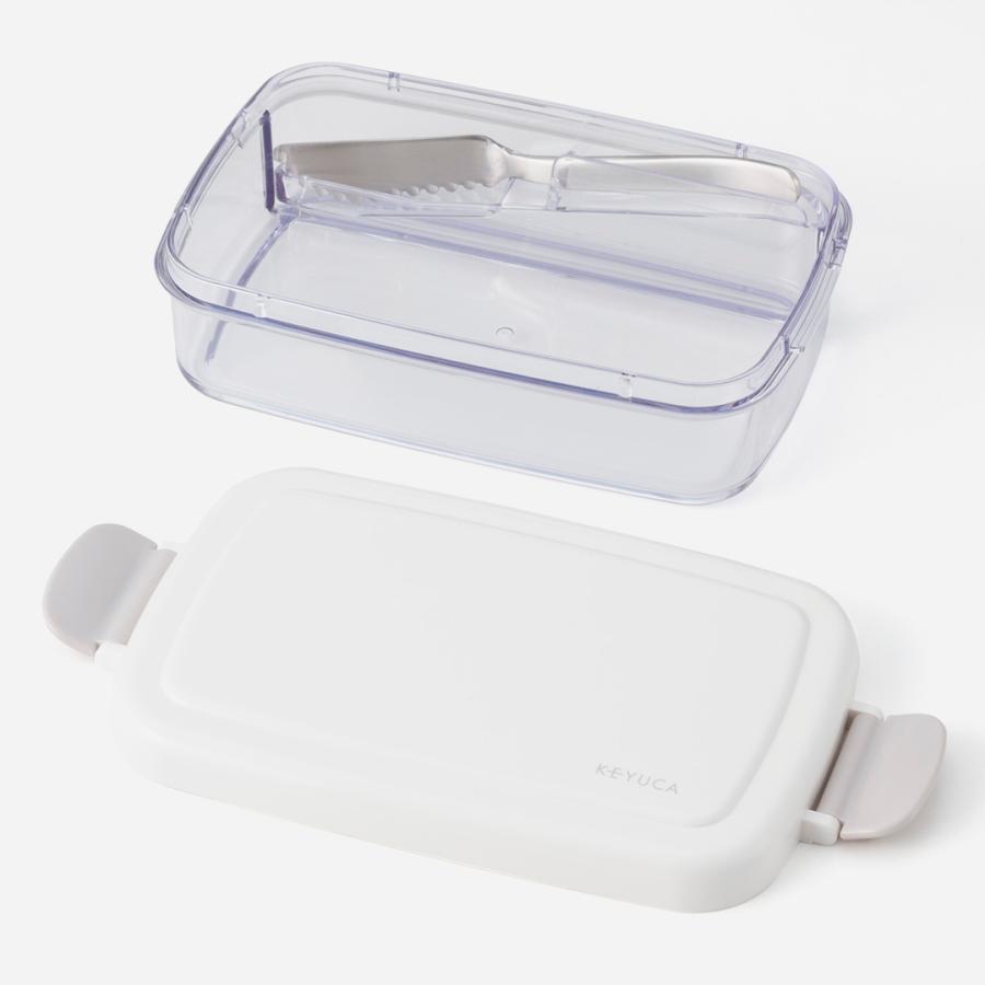 バターケース　シルバー KEYUCA（ケユカ） バターケース バター 保存容器 キッチン 密閉容器