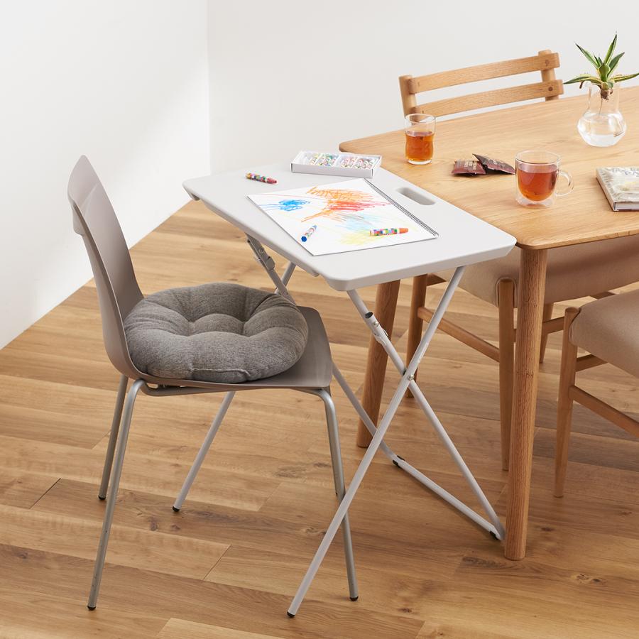 KEYUCA（ケユカ） 折りたたみテーブル デスク 幅63cm 奥行53cm 机