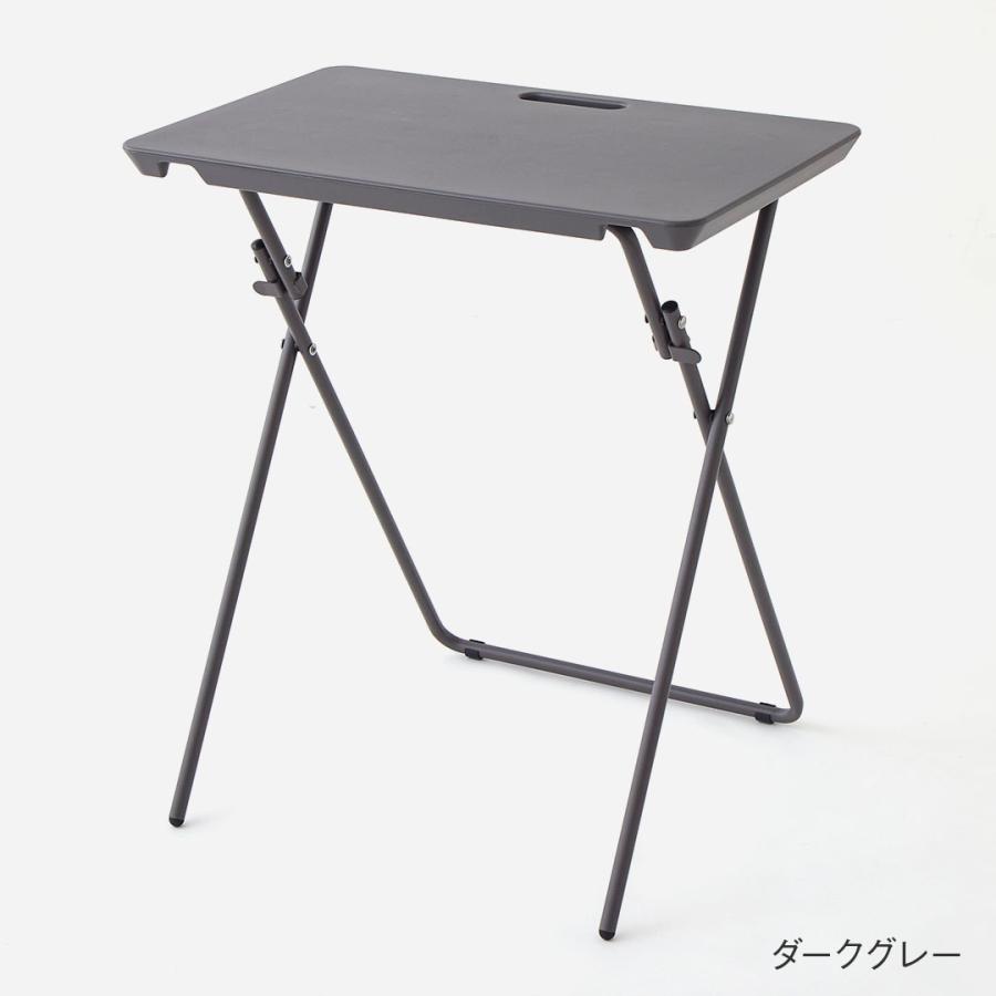 折りたたみテーブル デスク 幅63cm 奥行53cm 机 折り畳み コンパクト 無地 ｜ 送料無料 Olafur 折りたたみデスク KEYUCA(ケユカ) | KEYUCA | 02