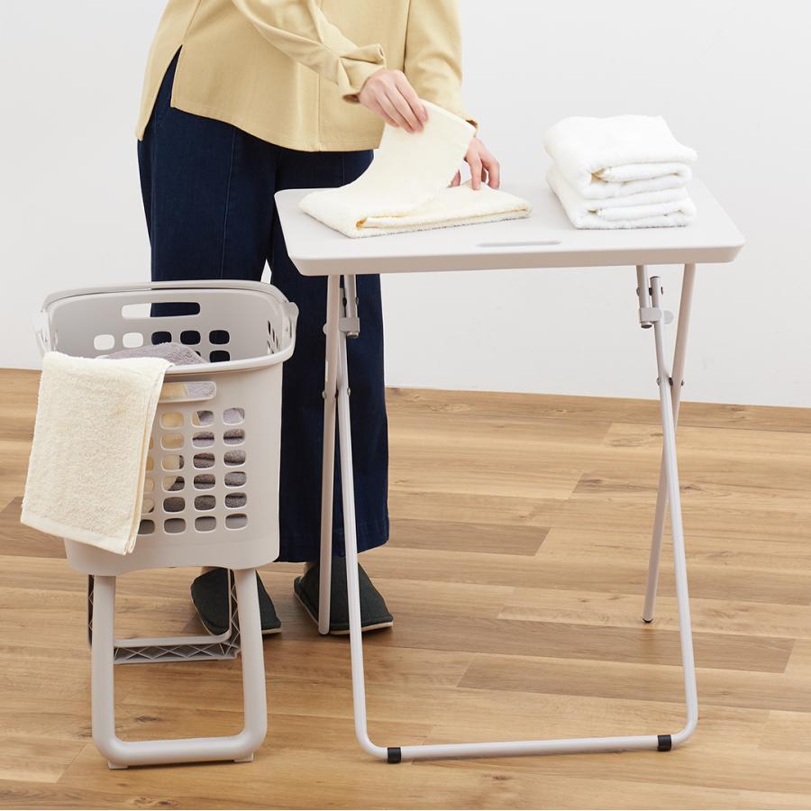 KEYUCA（ケユカ） 折りたたみテーブル デスク 幅63cm 奥行53cm 机