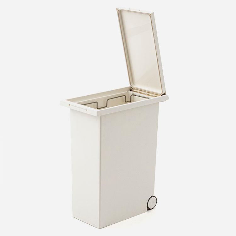 KEYUCA ダストボックス Lサイズ ゴミ箱 KEYUCA両開きダストボックス L（27L）・LL（42L） 共通 ポケット