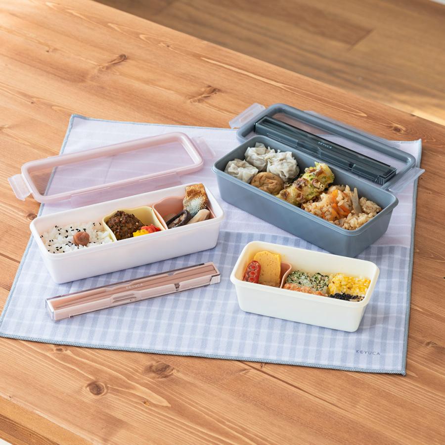 KEYUCA（ケユカ） 弁当箱 ランチボックス 1段 食洗器対応 電子レンジ