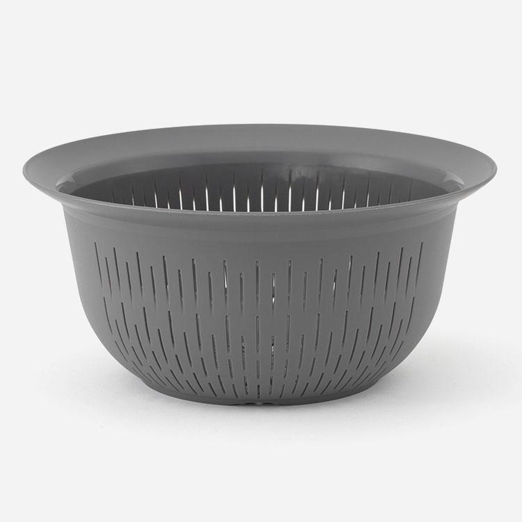 KEYUCA（ケユカ） ザルボウルセット 縦スリット 電子レンジ 食洗器対応