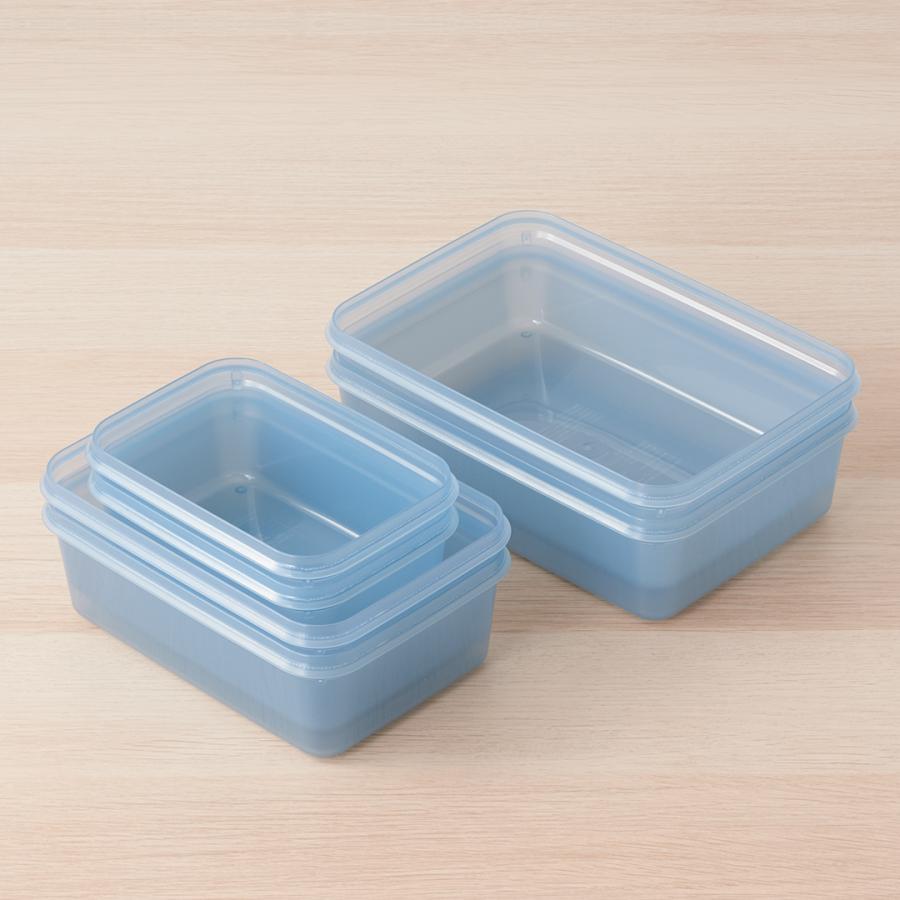 トワイロフードコンテナロック 800ml ブルー 冷凍可 電子レンジOK｜ KEYUCA トワイロフードコンテナロック 800ml ブルー ケユカ | KEYUCA | 05