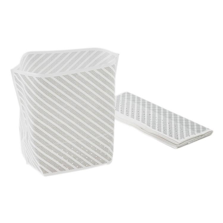 キッチン用品 水回り ゴミ箱 ゴミ入れ 穴付き シンプル おしゃれ[自立する水切り袋 斜めストライプ KEYUCA ケユカ] | KEYUCA
