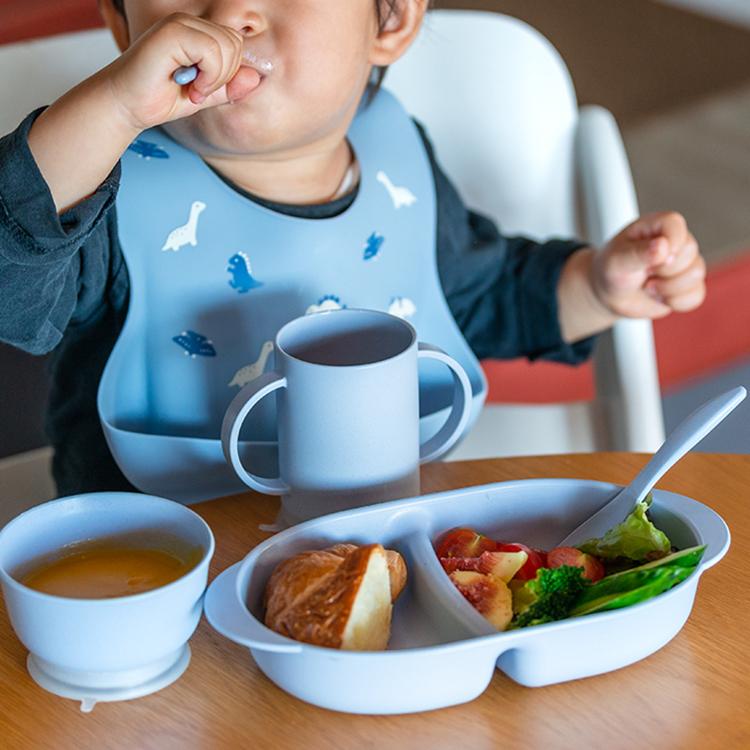 国産 テーブル用品 子供用 転倒防止[[日本製] ピタッと吸盤 抗菌バンブーミニわん・スリム両手マグ用 KEYUCA ケユカ] | KEYUCA | 04