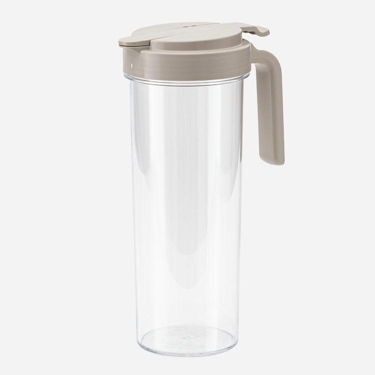 日本製 国産 キッチン用品 水筒 冷水筒 冷水ポット ピッチャー 無地 冷蔵庫 冷蔵庫収納[ワンタッチハンディジャグ 1.2L KEYUCA ケユカ] | KEYUCA | 01