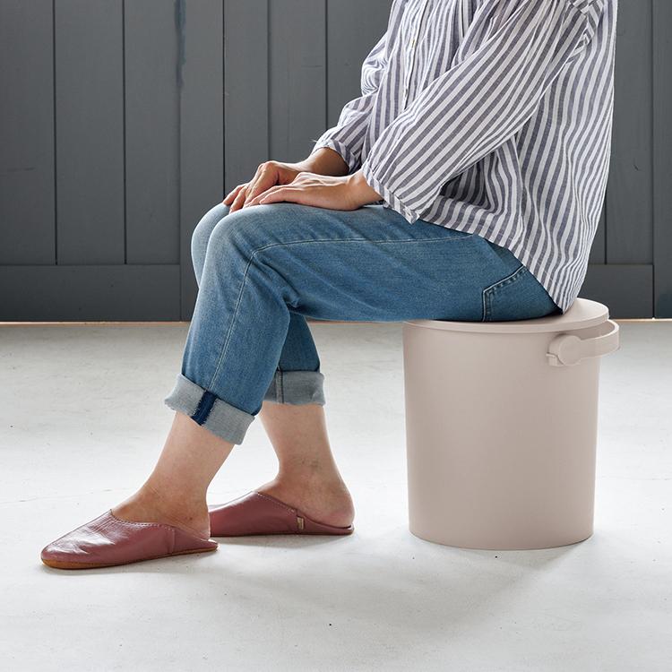 KEYUCA（ケユカ） バケツ スツール 蓋つきバケツ 椅子 イス いす 蓋