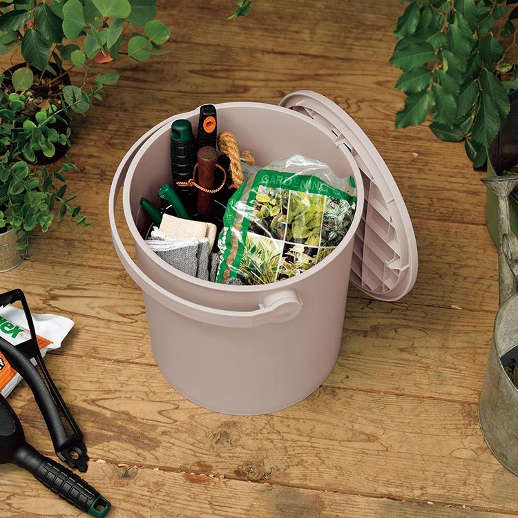 KEYUCA（ケユカ） バケツ スツール 蓋つきバケツ 椅子 イス いす 蓋