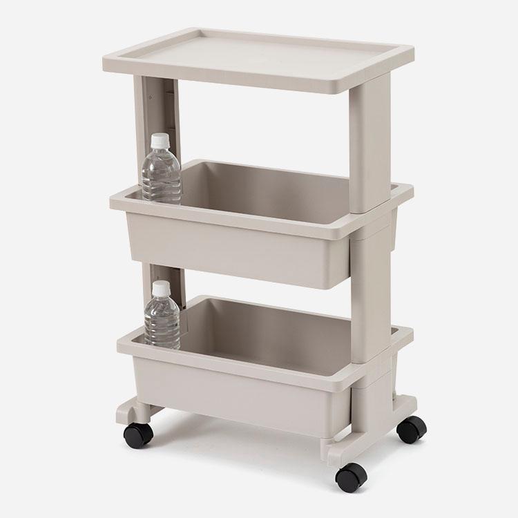 KEYUCA ワゴン キッチンワゴン リビングワゴン キャスター付き