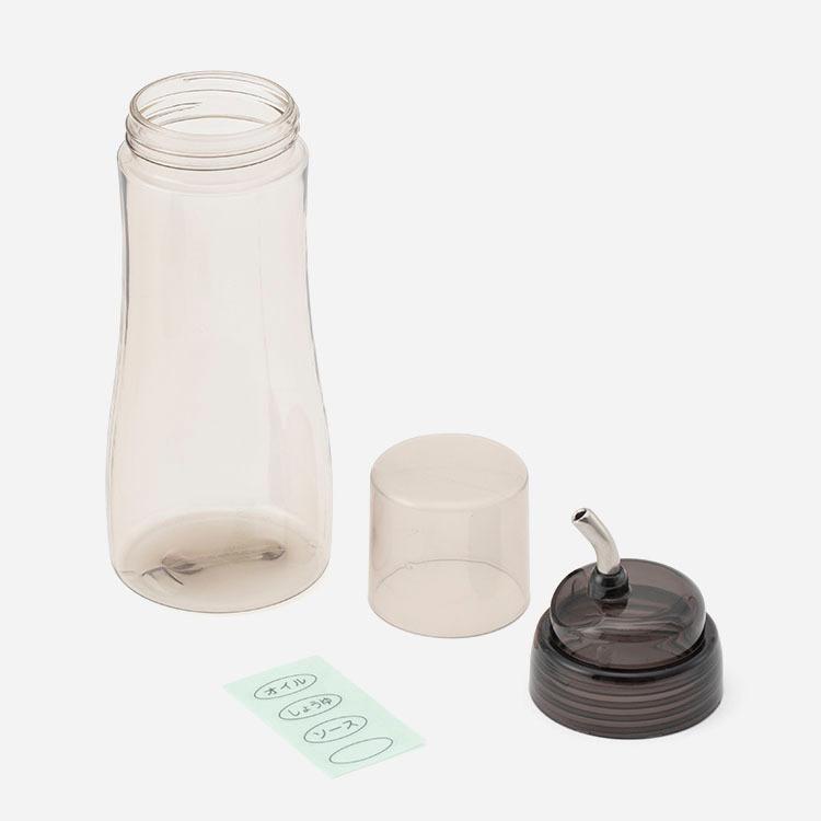 ヘルシーオイルボトル 280ml 液だれしにくい 調味料入れ ワンタッチ注ぎ口 キッチン便利 ｜ KEYUCA ヘルシーオイルボトル 280ml グレー ケユカ | KEYUCA | 01