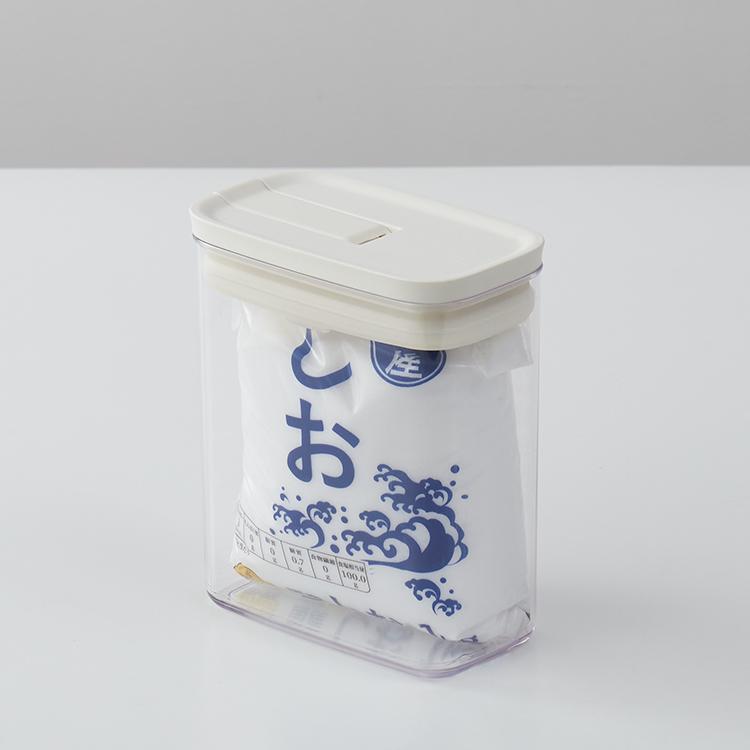 保存容器 調味料入れ 乾物入れ フードコンテナ フードストッカー 密閉容器 冷蔵庫収納[楽に密閉キャニスター 8×14cm S KEYUCA ケユカ] | KEYUCA | 03