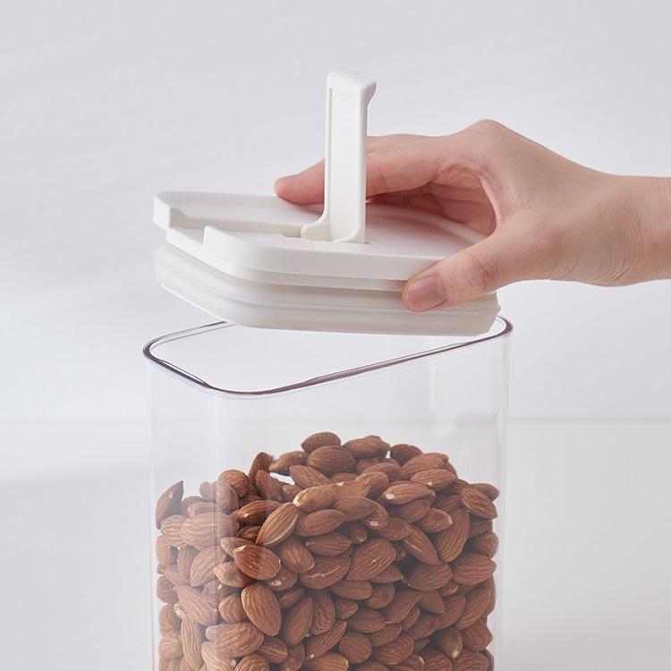 保存容器 調味料入れ 乾物入れ フードコンテナ フードストッカー 密閉容器 冷蔵庫収納[楽に密閉キャニスター 8×14cm S KEYUCA ケユカ] | KEYUCA | 04