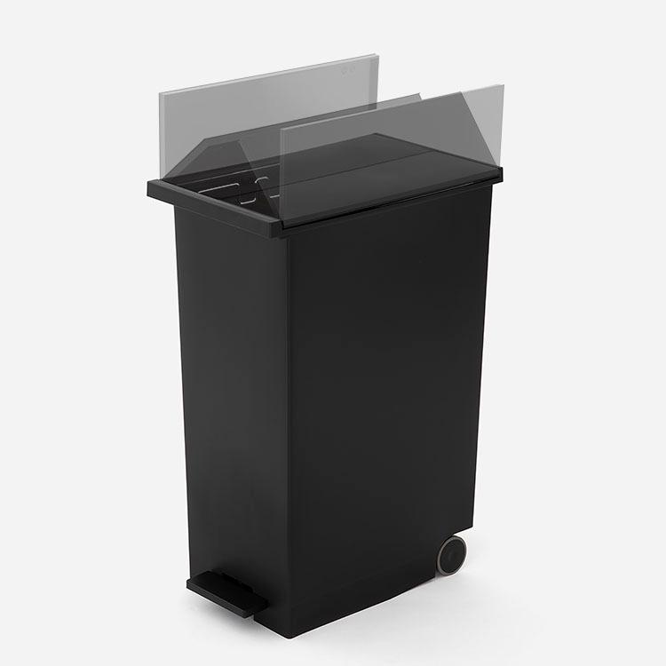 KEYUCA ゴミ箱 45L 両開き 蓋付き ペダル式 分別 キャスター付き KEYUCA ゴミ箱 45L 両開き 蓋付き ペダル式 分別 キャスター付き