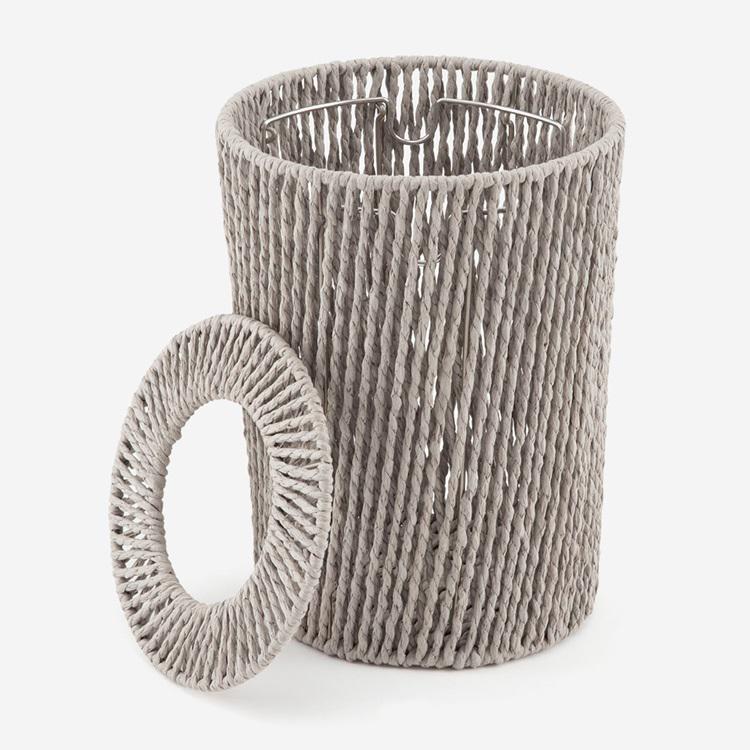 ダストボックス用袋留め 6L 手編フタ付用 ステンレス ごみ袋固定 シンプルで清潔感 ｜ KEYUCA pist ダストボックス用 袋留め ケユカ | KEYUCA | 02