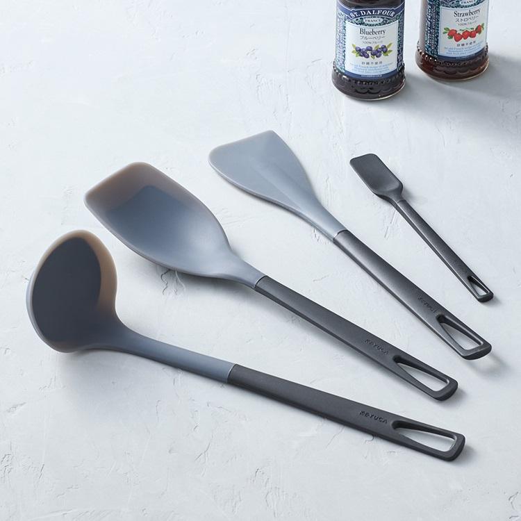 KEYUCA（ケユカ） おたま お玉 シリコン シンプル 黒 ブラック 食洗器