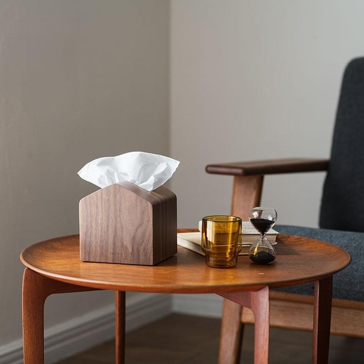 ティッシュケース 木製 コンパクト おしゃれ ティッシュカバー ｜ KEYUCA Moi コンパクトティッシュケース 木 ウォルナット ケユカ | KEYUCA | 15