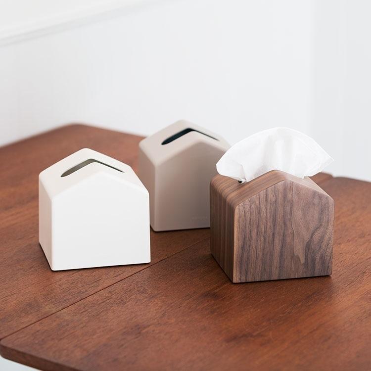 ティッシュケース 木製 コンパクト おしゃれ ティッシュカバー ｜ KEYUCA Moi コンパクトティッシュケース 木 ウォルナット ケユカ | KEYUCA | 16