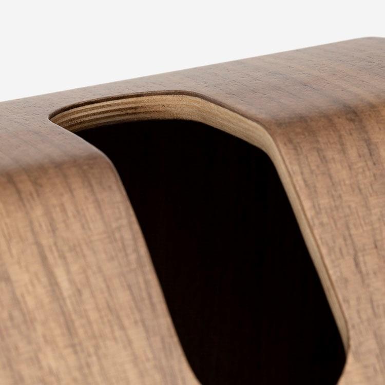 ティッシュケース 木製 コンパクト おしゃれ ティッシュカバー ｜ KEYUCA Moi コンパクトティッシュケース 木 ウォルナット ケユカ | KEYUCA | 05