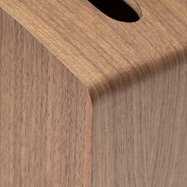 ティッシュケース 木製 コンパクト おしゃれ ティッシュカバー ｜ KEYUCA Moi コンパクトティッシュケース 木 ウォルナット ケユカ | KEYUCA | 06