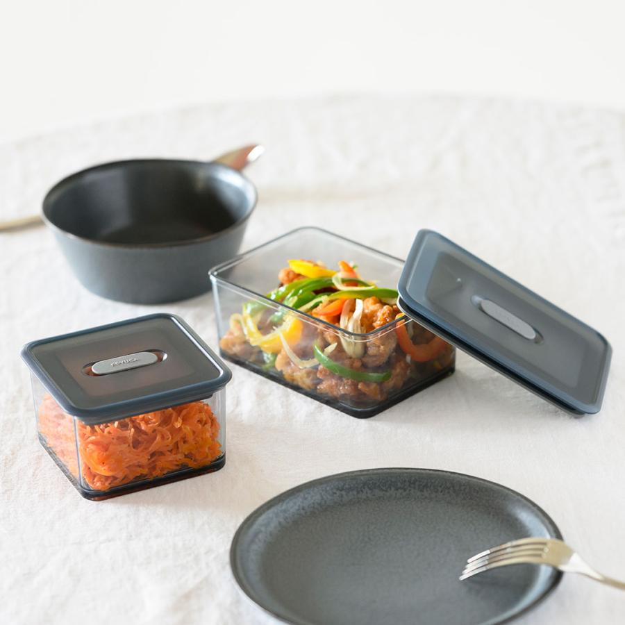 FREEP保存容器 300ml グレー 電子レンジ対応 食洗機OK 冷蔵保存 使いやすいスタッキング仕様 ｜ KEYUCA FREEP保存容器 300ml グレー ケユカ | KEYUCA | 05