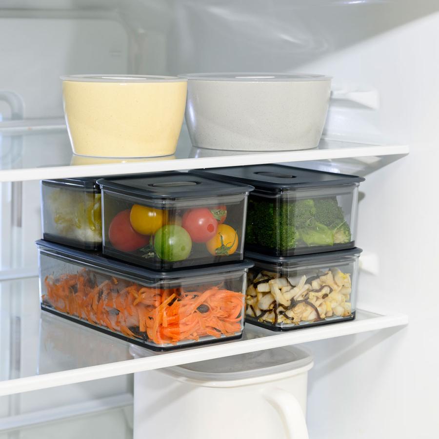 FREEP保存容器 650ml グレー 電子レンジOK 食洗機対応 冷蔵保存 スタッキング可能 シンプル収納 ｜ KEYUCA FREEP保存容器 650ml グレー ケユカ | KEYUCA | 04