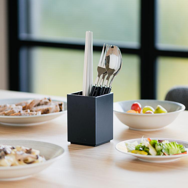 ペン立て ペン 収納 卓上 文房具 オフィス デスク周り[ペンスタンド ブラック KEYUCA ケユカ] | KEYUCA | 06