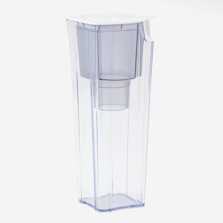 日本製 国産 浄水器 コンパクト スリム 軽量 カートリッジ付き｜ 片手で注げる浄水ポット0.9L  KEYUCA(ケユカ) (グッドプライス) | KEYUCA | 01