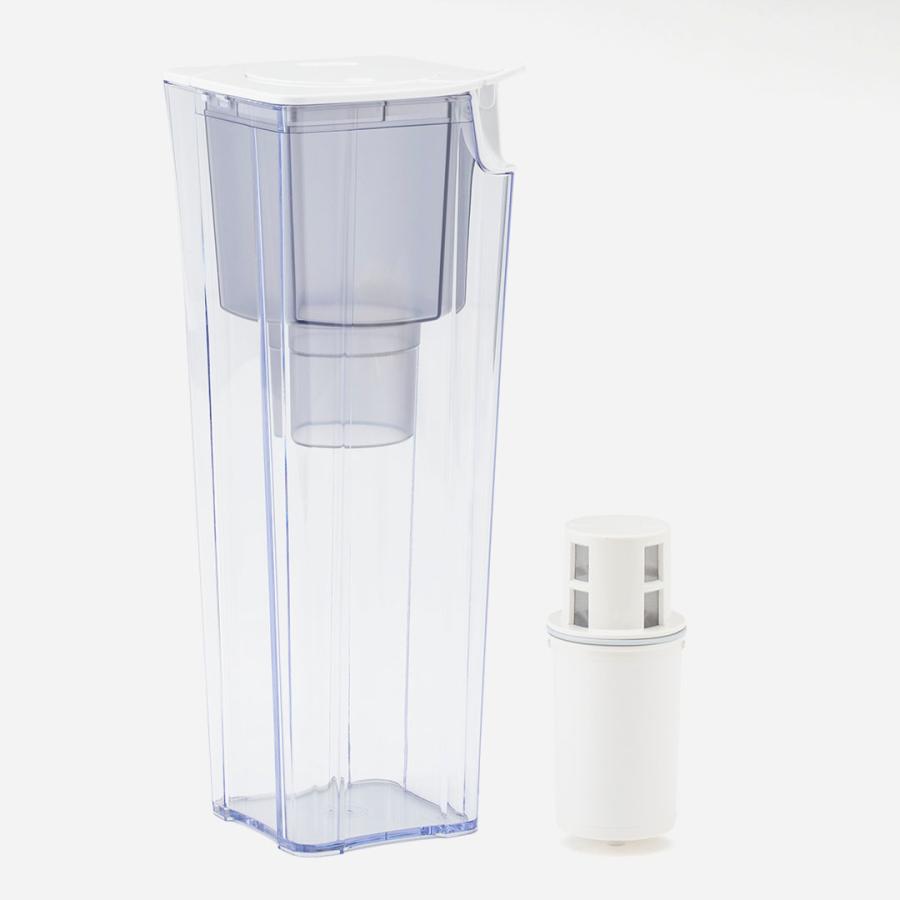 日本製 国産 浄水 浄水器 ポット型 交換カートリッジ 2ヶ月 ｜ 浄水ポット カートリッジ  KEYUCA(ケユカ) (グッドプライス) | KEYUCA | 01