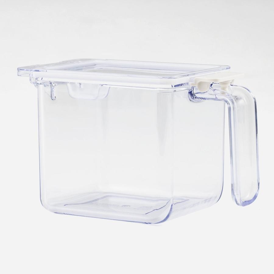 キッチン用品 調味料入れ 密閉 ストッカー[上からぱっと中身が見える 楽に開け閉めできる クッキングポットワイド KEYUCA ケユカ] | KEYUCA | 01