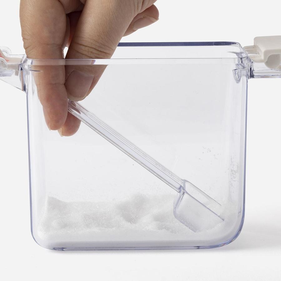 キッチン用品 調味料入れ 密閉 ストッカー[上からぱっと中身が見える 楽に開け閉めできる クッキングポットワイド KEYUCA ケユカ] | KEYUCA | 06