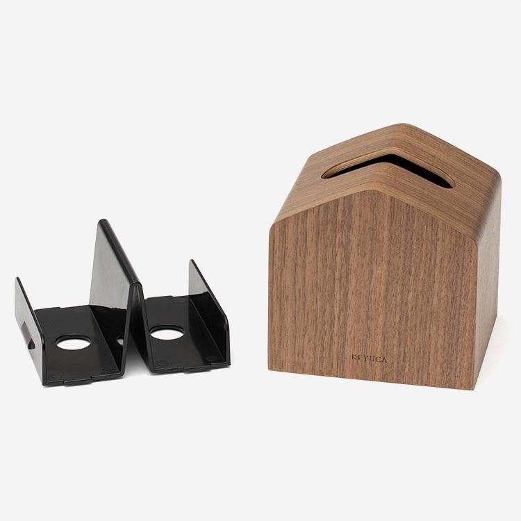 ティッシュケース 木製 コンパクト おしゃれ ティッシュカバー ｜ KEYUCA Moi コンパクトティッシュケース 木 ナチュラル ケユカ | KEYUCA | 04
