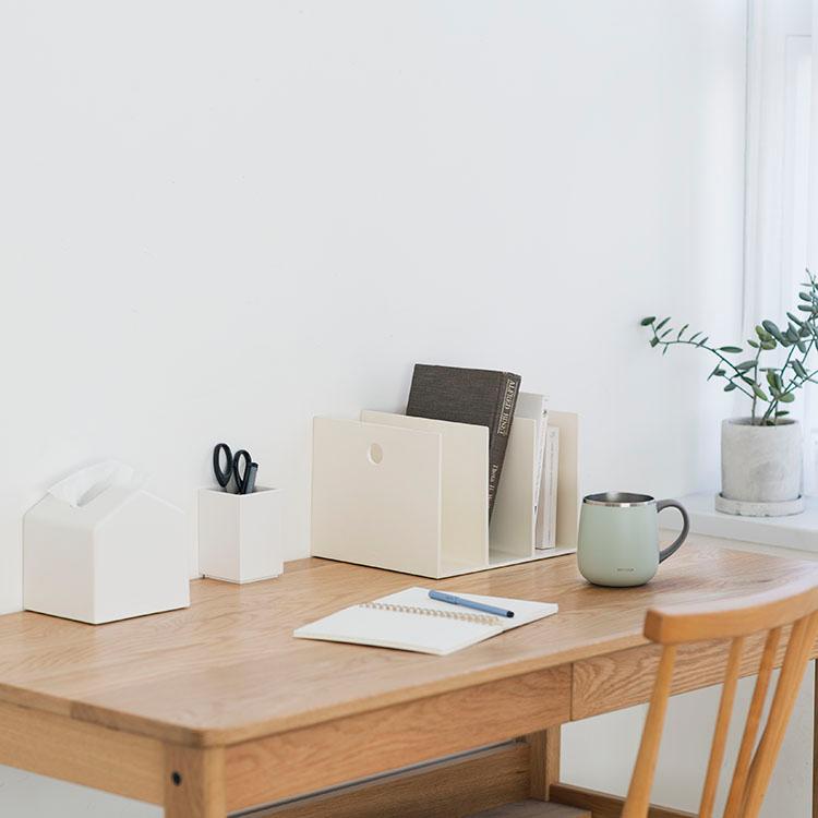 本立て ブックラック ブックエンド 本 漫画 収納 卓上 机上 本棚[ブックスタンド ナチュラルホワイト KEYUCA ケユカ] | KEYUCA | 04