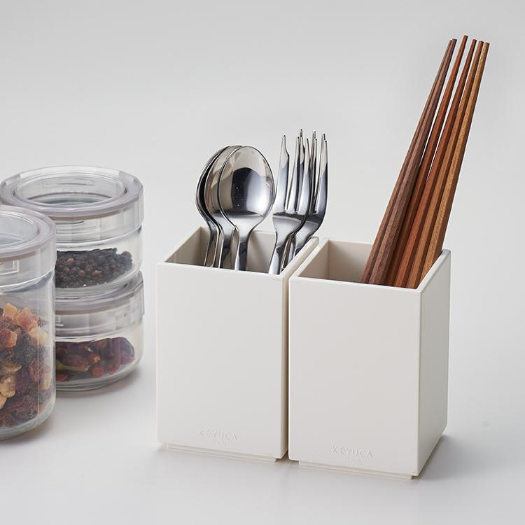 ペン立て ペン 収納 卓上 文房具 オフィス デスク周り 鉛筆立て ペンホルダー[ペンスタンド ナチュラルホワイト KEYUCA ケユカ] | KEYUCA | 03