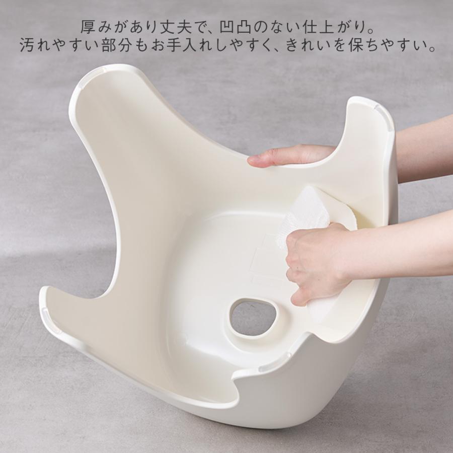 風呂椅子 バスチェア 高め おしゃれ バスグッズ 風呂用いす 風呂イス ｜ Trevi-T バススツール ホワイト KEYUCA(ケユカ) | KEYUCA | 07