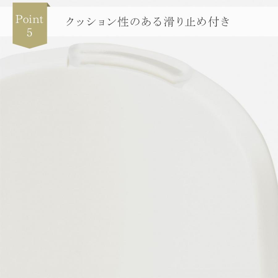 風呂椅子 バスチェア 高め おしゃれ バスグッズ 風呂用いす 風呂イス ｜ Trevi-T バススツール ホワイト KEYUCA(ケユカ) | KEYUCA | 08