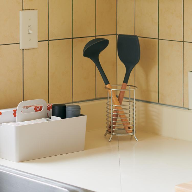 KEYUCA（ケユカ） 水切りスタンド 水切りかご 箸立て シンク[ハンナ