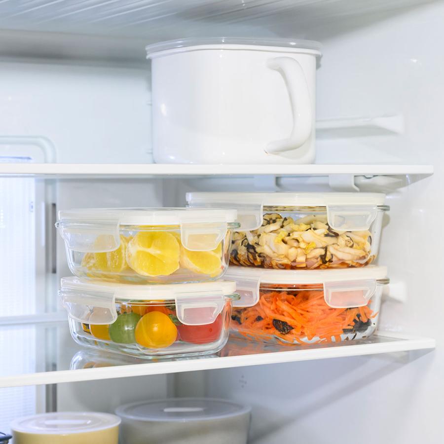 味噌ポット 琺瑯 容器 ストッカー 味噌 調味料 漬物 冷蔵庫 冷蔵庫収納[ホーロー角型みそポット KEYUCA ケユカ] | KEYUCA | 04