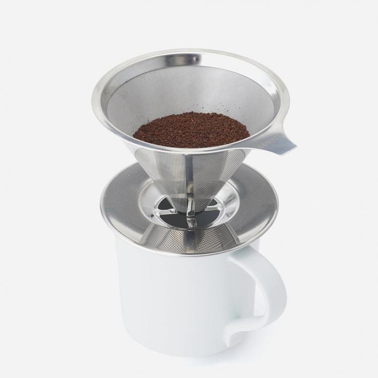 コーヒードリッパー ドリッパー ステンレス コーヒー ペーパーレス[holbe III ステンレスドリッパー S KEYUCA ケユカ] | KEYUCA | 06