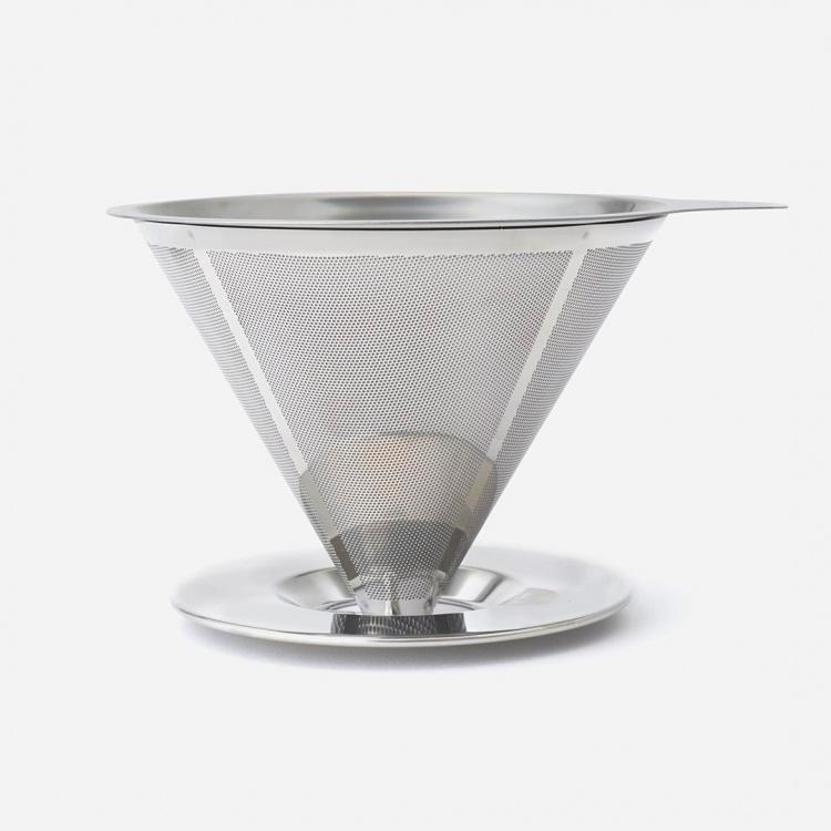 ドリッパー コーヒードリッパー ペーパーレス コーヒー 珈琲 ステンレス[holbe III ステンレスドリッパー L KEYUCA ケユカ] | KEYUCA | 01