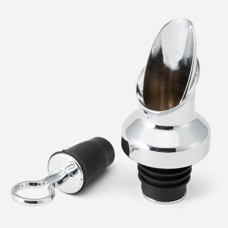 ワイン用品 キッチングッズ エアロポアラー デキャンティング 液だれ防止 注ぎ口 無地[ストッパー付ワインポワラー KEYUCA ケユカ] | KEYUCA | 01