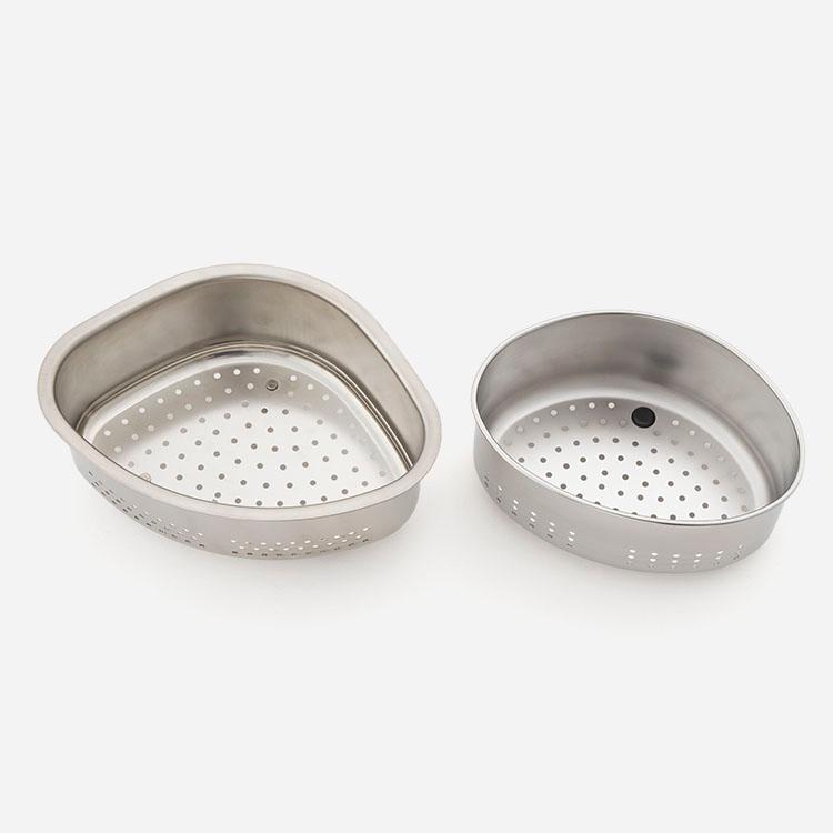 日本製 国産 キッチン用品 シンク回り シンプル おしゃれ ステンレス｜ つなぎ目のないステンレス三角コーナー スリム  KEYUCA(ケユカ) | KEYUCA | 05