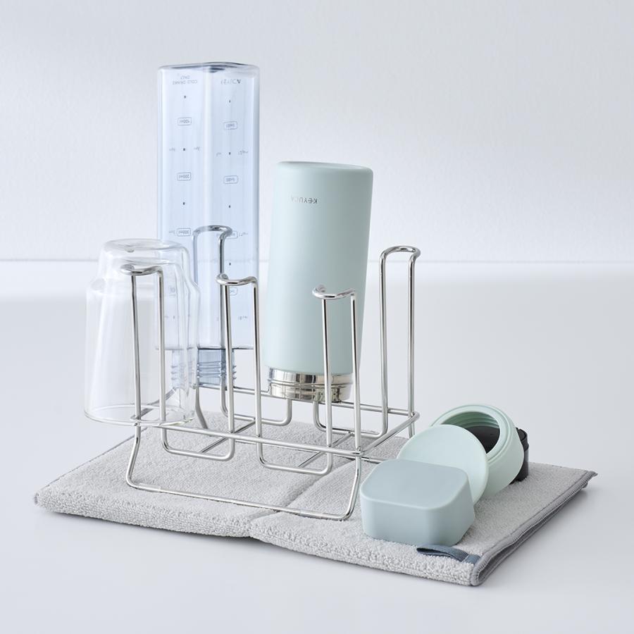 水切りコップスタンド 17×13cm ステンレス 衛生的 コップ立て 食器乾燥 省スペース ｜ KEYUCA 水切りコップスタンド 17×13cm ケユカ | KEYUCA | 06