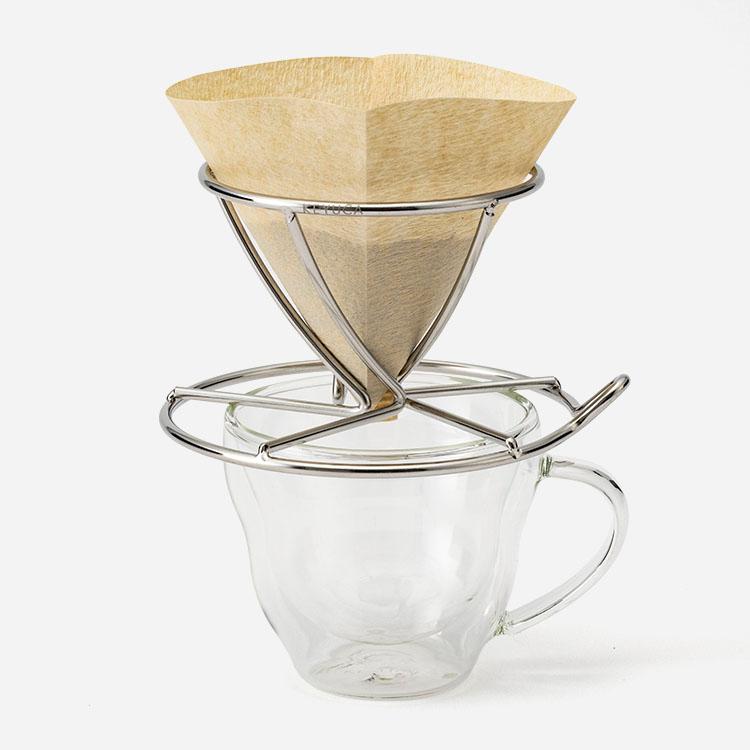 コーヒードリッパー 食洗器対応 1〜2杯用 珈琲 ドリッパー 一人用 コーヒー[croiseステンレスドリッパー Sサイズ KEYUCA ケユカ] | KEYUCA | 02