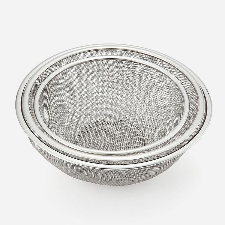 ざる ザル キッチン用品 調理器具 シンプル｜ ステンレスメッシュストレーナー 20cm  KEYUCA(ケユカ) (グッドプライス) | KEYUCA | 01