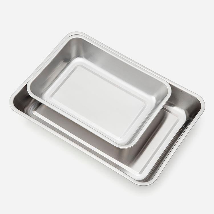日本製 国産 キッチン用品 調理器具 料理 トレイ トレー シンプル｜ ステンレス調理バット 14×19cm  KEYUCA(ケユカ) | KEYUCA | 02