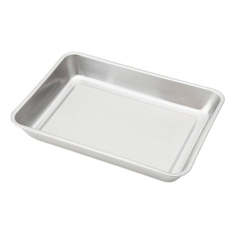 日本製 国産 キッチン用品 調理器具 料理 トレイ トレー シンプル｜ ステンレス調理バット 18×25cm  KEYUCA(ケユカ) | KEYUCA